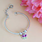 Load image into Gallery viewer, One Pair Bloom Kids 925 Silver Bracelet (Age group: Newborn to 3 years)
