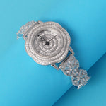 Load image into Gallery viewer, Women&#39;s 925 Sterling Silver Watch with Bracelet Belt
