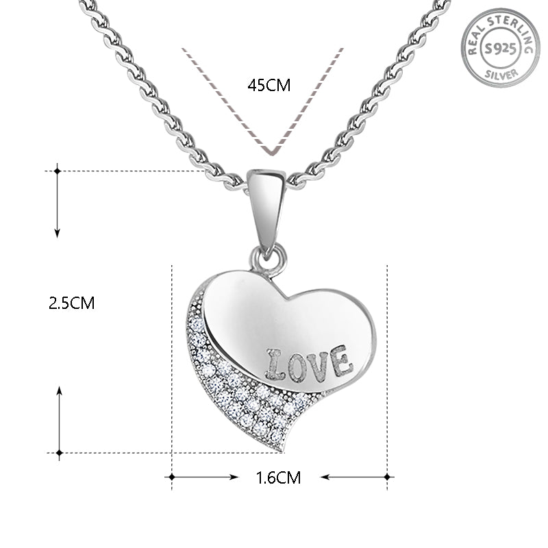 Yuva Love 925 Silver Pendant with Chain