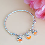 Load image into Gallery viewer, One Pair Bloom Kids 925 Silver Bracelet (Age group: Newborn to 3 years)
