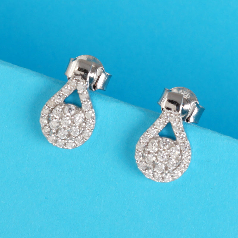 Margaret Flower 925 Silver Earrings