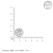 Aspen Flower 925 Sterling Silver Stud Earrings