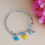 Load image into Gallery viewer, One Pair Bloom Kids 925 Silver Bracelet (Age group: Newborn to 2 years)
