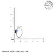 Mohini 925 Silver Bali Earring