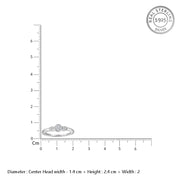 Damia Circle 925 Sterling Silver Ring