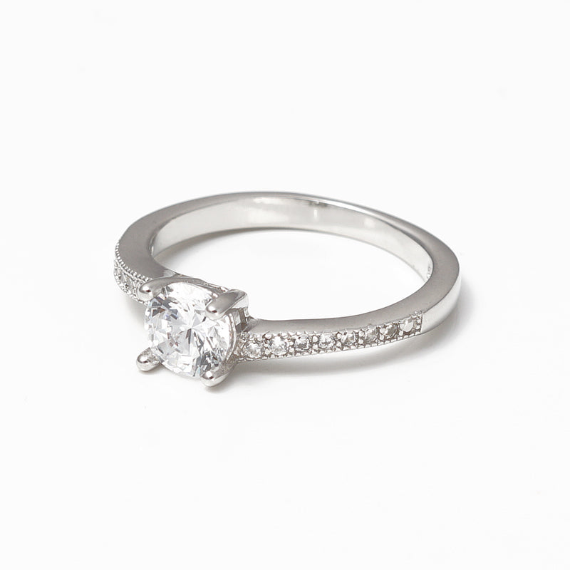 Shubham Solitaire 925 Silver Ring