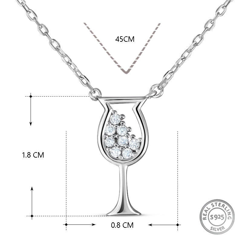 Proposal 925 Sterling Silver Pendant with adjustable length chain