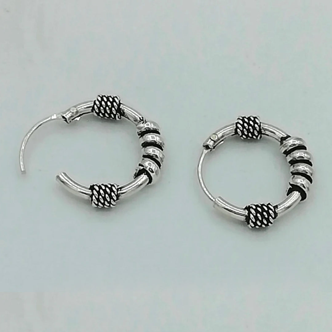 925 Sterling Silver Gir Oxidized Bali