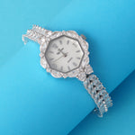 Load image into Gallery viewer, Women&#39;s 925 Sterling Silver Watch with Bracelet Belt - Octagon Dial
