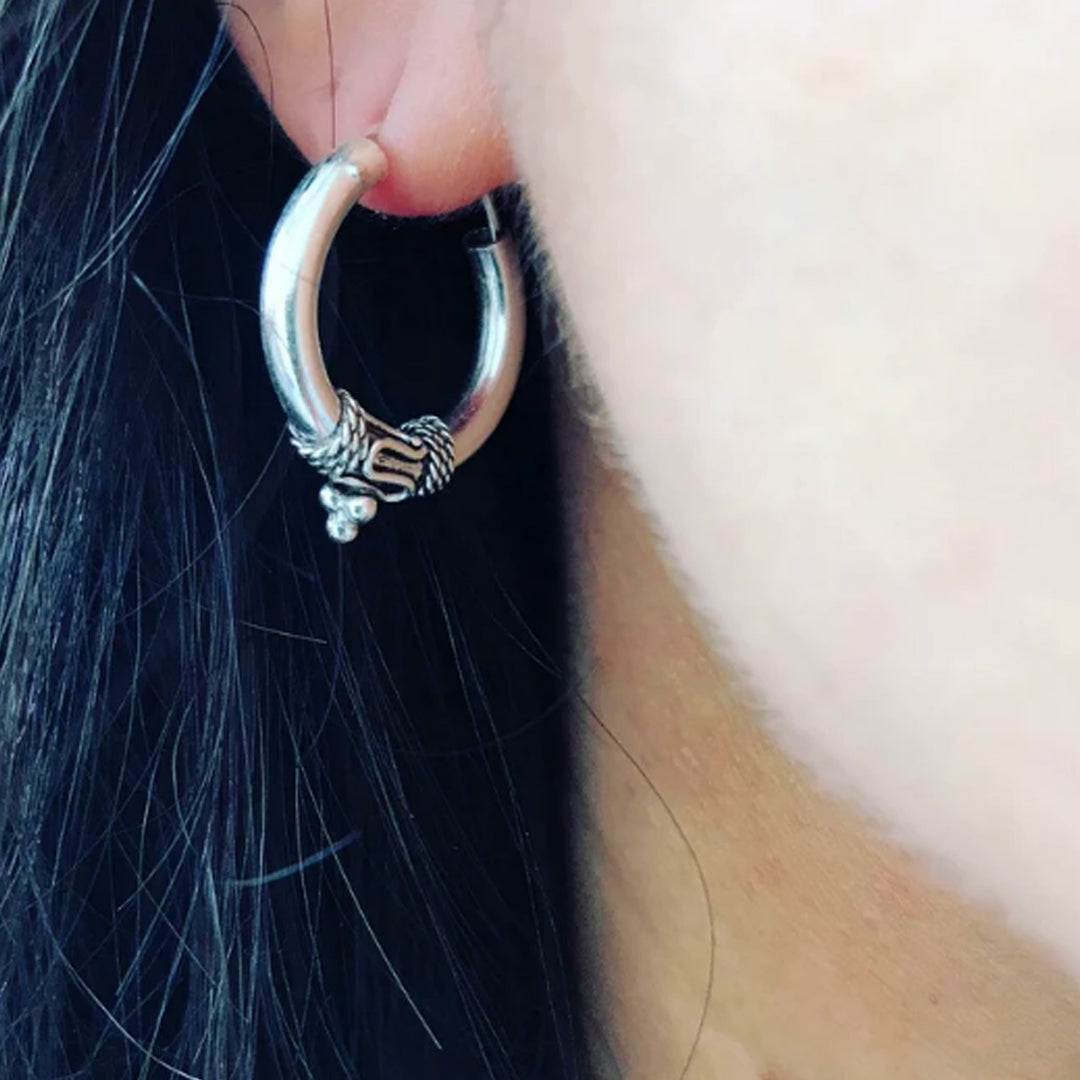 925 Sterling Silver Tribe Oxidized Bali