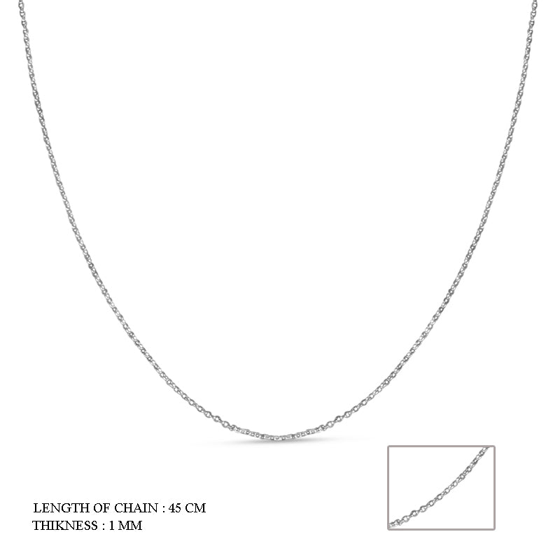Silver Star Link 925 Sterling Silver Chain