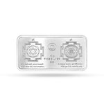 Load image into Gallery viewer, Ganesh Lakshmi (Rectangular - Yantra) 999 purity Silver Coins  Available in 10 GMS
