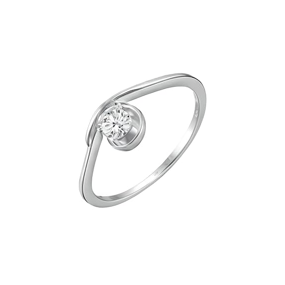 Splendor 925 Sterling Silver Solitaire Ring