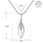 Load image into Gallery viewer, Yuva Leaf 925 Silver Pendant with Chain
