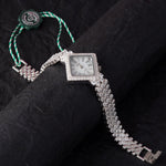 Load image into Gallery viewer, Women&#39;s 925 Sterling Silver Watch with Bracelet Belt
