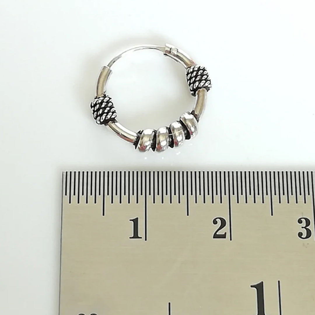 925 Sterling Silver Gir Oxidized Bali