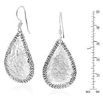 Load image into Gallery viewer, Handmade Hammered Texture 925 Sterling Silver Hook Earrings for Women
