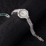 Load image into Gallery viewer, Women&#39;s 925 Sterling Silver Watch with Bracelet Belt - Octagon Dial
