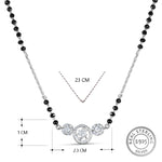 Load image into Gallery viewer, Nitya Mangalsutra in 925 Sterling Silver 17 inches +1 inch adjustable
