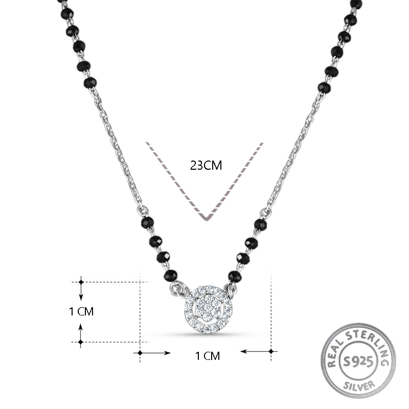 Avanti Mangalsutra in 925 Sterling Silver 17 inches +1 inch adjustable