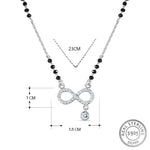 Load image into Gallery viewer, Eternity Mangalsutra in 925 Sterling Silver 17 inches +1 inch adjustable
