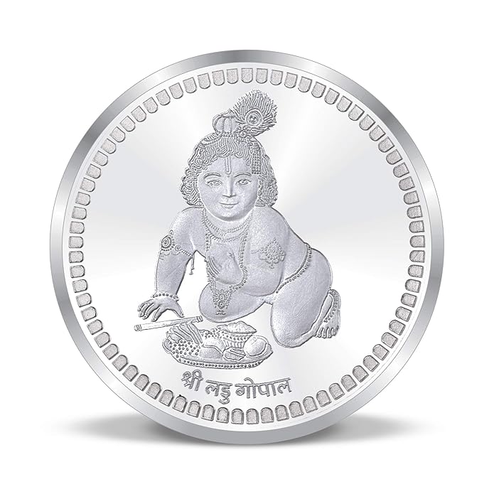 Ladoo Gopal 999 purity Silver Coins  Available in 10 GMS