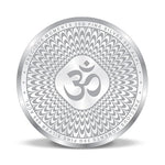 Load image into Gallery viewer, 999 Purity 10 gm Laxmi Ganesh Saraswati Silver Coin With BIS Hallmarked
