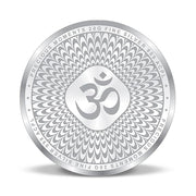 999 Purity 10 gm Laxmi Ganesh Saraswati Silver Coin With BIS Hallmarked