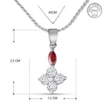 Load image into Gallery viewer, Yuva Mrignaini Sterling Silver Pendant with chain (Chain Length 18 inches)
