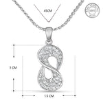 Load image into Gallery viewer, Yuva 8 Sterling Silver Pendant with chain (Chain Length 18 inches)
