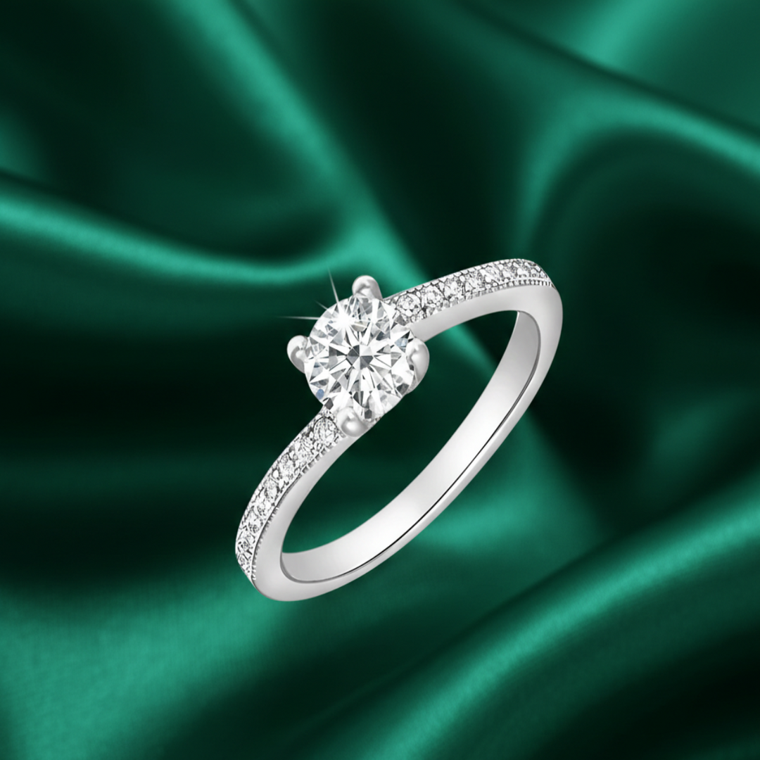 Shubham Solitaire 925 Silver Ring