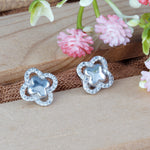 Load image into Gallery viewer, Clover Mini 925 Sterling Silver Stud Earrings
