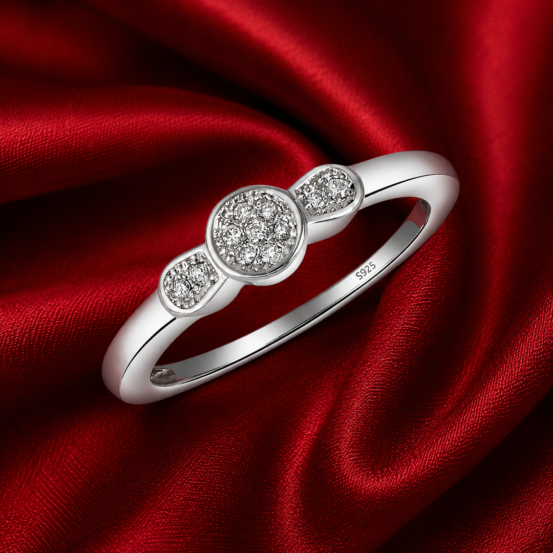 Damia Circle 925 Sterling Silver Ring