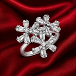 Load image into Gallery viewer, Ethena Flower 925 Sterling Silver Ring