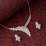 Load image into Gallery viewer, Jivan 925 Sterling Silver Necklace Set (Necklace &amp; Earring)
