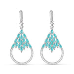 Load image into Gallery viewer, Mor Chandeliers 925 Sterling Silver Earrings
