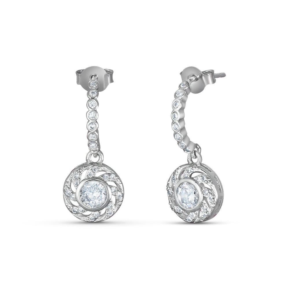 Mynthia Solitaire Bali 925 Sterling Silver Earrings