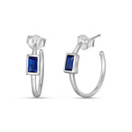 Load image into Gallery viewer, Mohini Blue Bali 925 Sterling Silver Earrings
