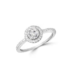 Load image into Gallery viewer, Shubham Halo 925 Sterling Silver Ring
