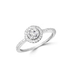 Load image into Gallery viewer, Shubham Halo 925 Sterling Silver Ring
