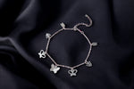Load image into Gallery viewer, Madhuban Butterflies 925 Sterling Silver Anklets with Adjustable Length

