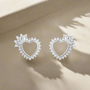 silver earrings