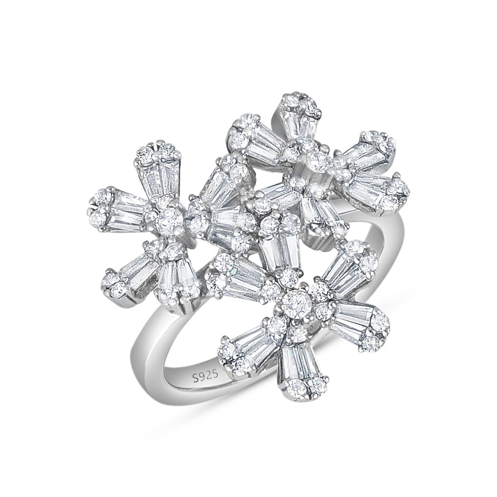 Ethena Flower 925 Sterling Silver Ring