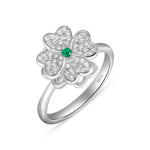 Load image into Gallery viewer, Flower Blossom 925 Sterling Silver Ring.
