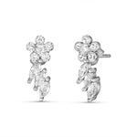 Load image into Gallery viewer, Nakhshatram Marquee 925 Sterling Silver Stud Earrings
