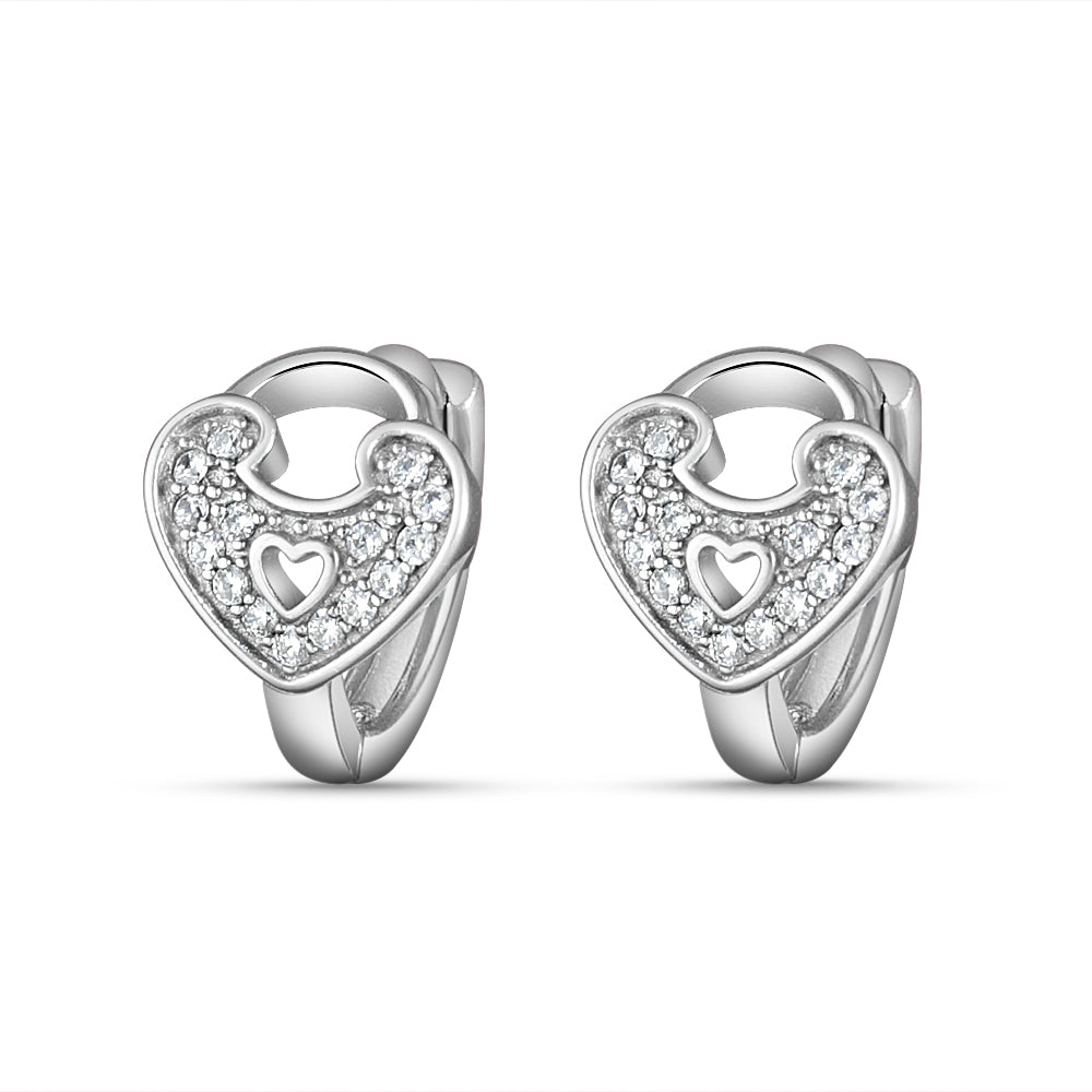 Aspen Huggies 925 Sterling Silver Earrings