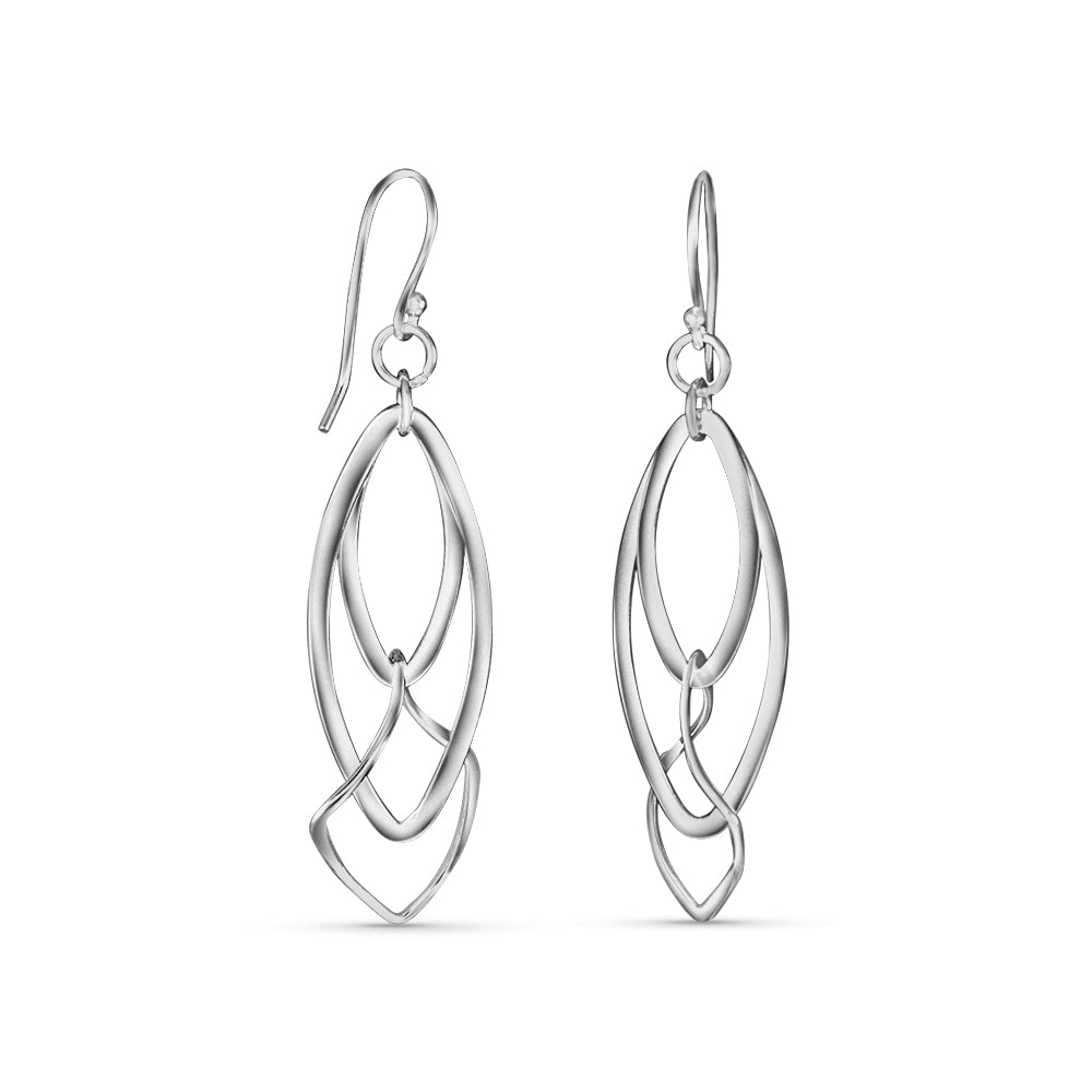 Galaxy  Link 925 Sterling Silver Earrings