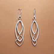 silver earrings