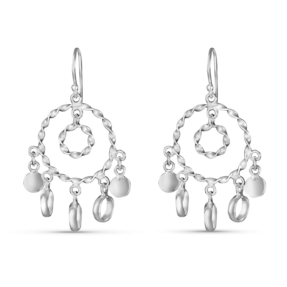 Miana  Link 925 Sterling Silver Earrings