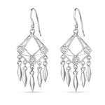 Load image into Gallery viewer, Tribe Link 925 Sterling Silver Earrings
